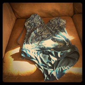 Two piece bathing suit